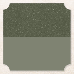 Custom Moss + Olive Coaster   Split Style