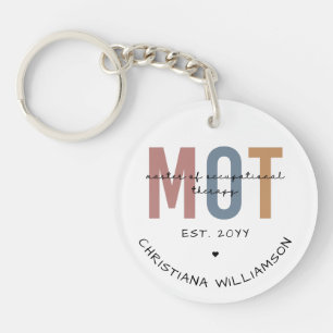 Custom MOT Master Of Occupational Therapy Keychain