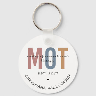 Custom MOT Master Of Occupational Therapy  Keychain