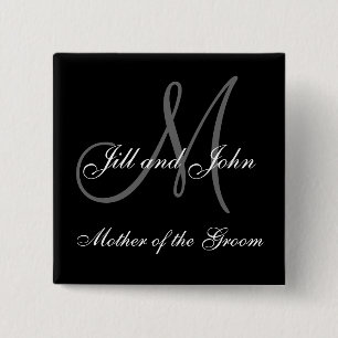 Custom Mother of the Groom Wedding Party Buttons