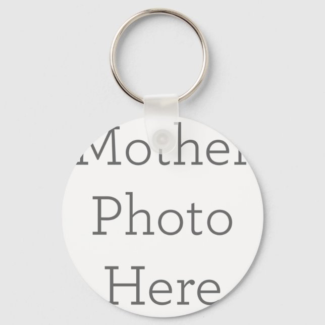 Metal Circle Keychain, 5.08 cm (Front)