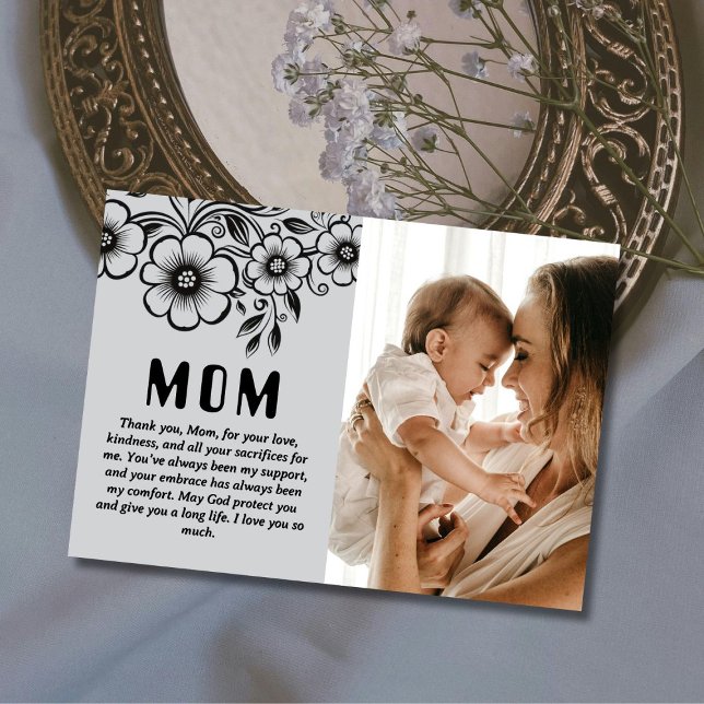Custom Mother’s Day Gift and Loving Message Holiday Card (Creator Uploaded)