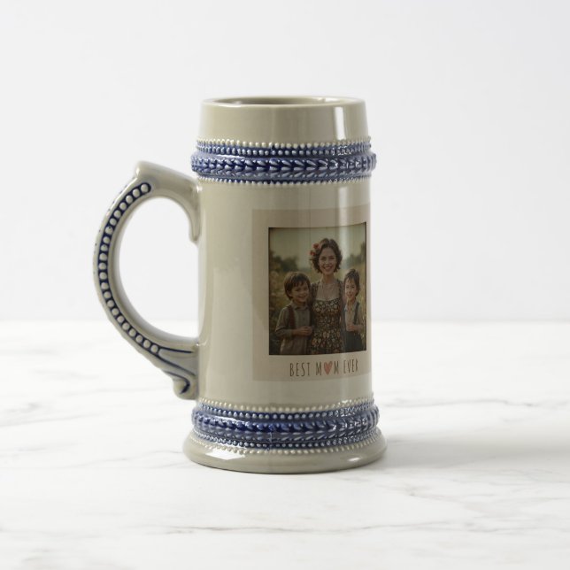 Custom Mother's Day Beer Stein (Left)