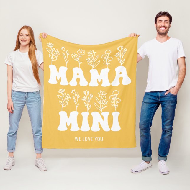  Custom Mothers Day  Fleece Blanket (In Situ)