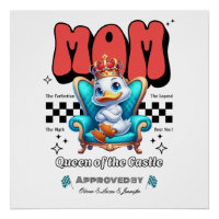 Custom Mothers Day Gift, Cute Mom Duck