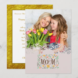 Custom Mother's Day I Photo & Personal Message Card