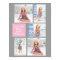 Custom Mothers Day Photo Collage Pink/Green/Grey