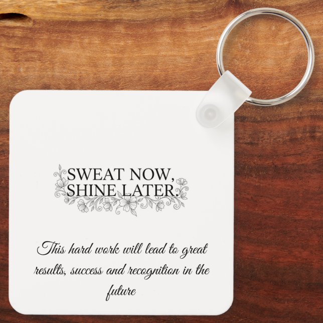 Custom Motivational Keychain (Back)