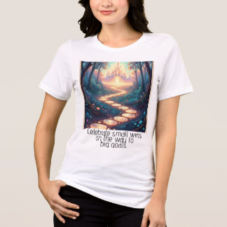Custom Motivational Quote T-Shirt Tri-Blend Shirt