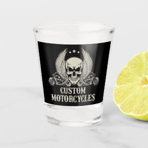 Custom Motorcycles Shot Glass