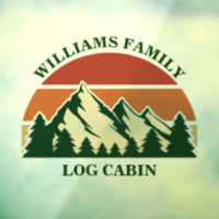 Custom Mountain Log Cabin Forest
