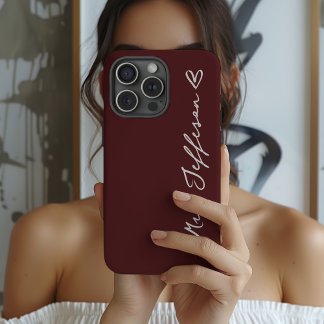 Custom Mr and Mrs Wedding Phone Case Gift