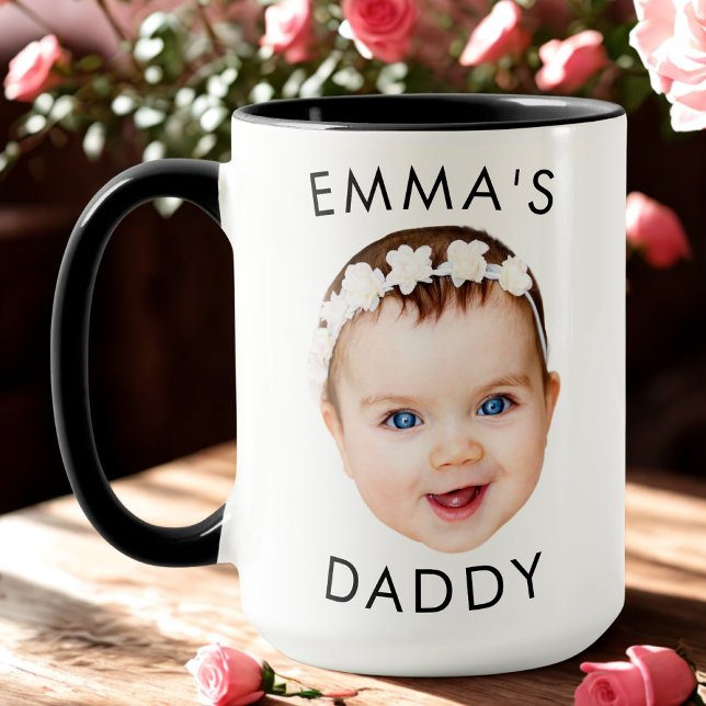 Custom Mug, Baby Mug, Dad Birthday Gift, Face Mug (Creator Uploaded)