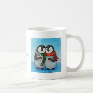 Custom Mug cute Penguin Couple personalized mug