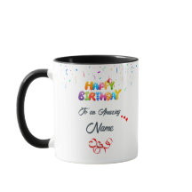 Custom Mug Gift for Birthday Celebrations