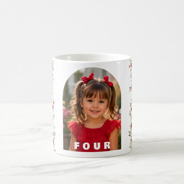 Custom Mug Girl Age 4 (Center)