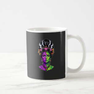 Custom Mug Halloween Neon Bride Frankenstein