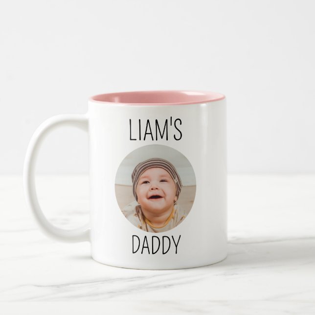 Custom Mug, Mug From Photo, Baby Face Mug  (Left)