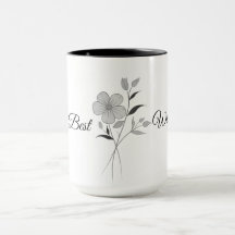 Custom Mug Personalized Christmas Gifts,  Flower