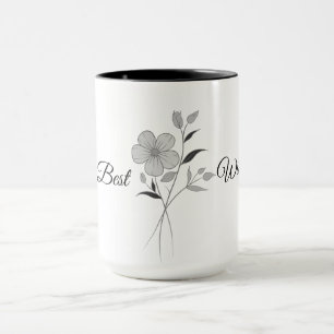 Custom Mug Personalized Christmas Gifts, Flower