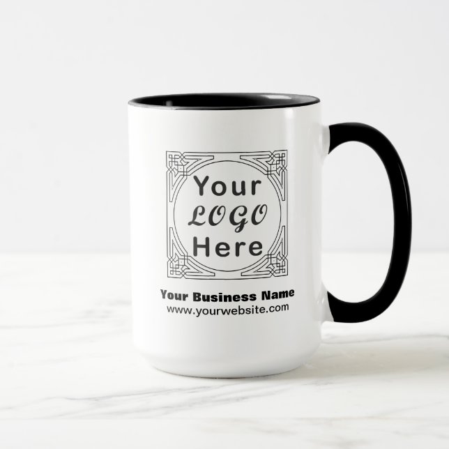 Custom Mug Promotional With Business Logo (Right)