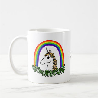 Custom Mug Rainbow Unicorn Personalized Unicorn
