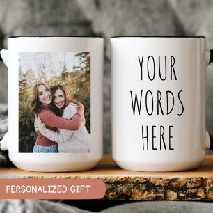Custom Mug With Photo and Text Grandma Picture Cup