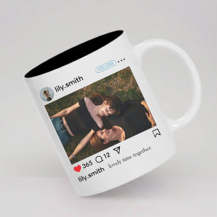 Custom Mug with Photo Gift for Girlfriend or Wife