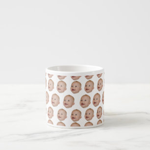 Custom Multiple Faces Birthday Party For Mom Dad Espresso Cup