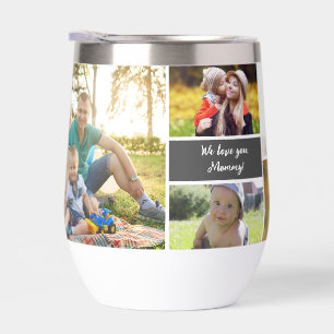Custom Multiple Photos We love you Mommy Gift