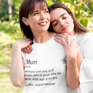 Custom Mum Definition For Mom T-Shirt