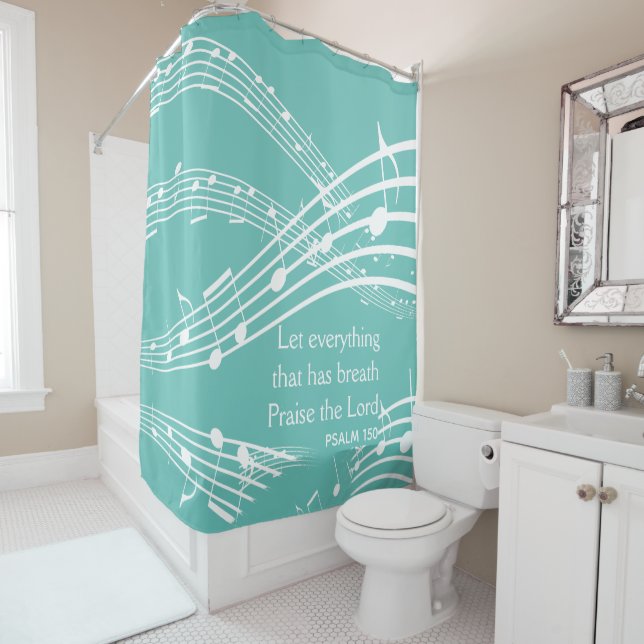 Custom Music Notes Teal (In Situ)