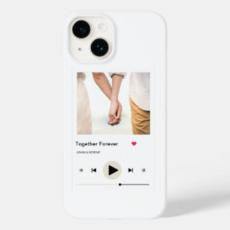 Custom Music Player  – Add Your Photo & Name Case-Mate iPhone 14 Case