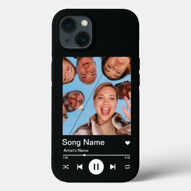 Custom Music Player Song Cover (Back)