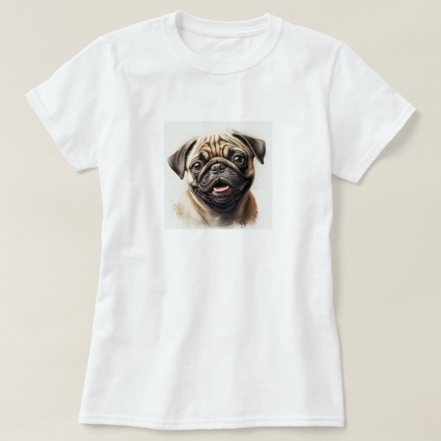 Custom My Heart Belongs To Dog Lover Pet Photo T-Shirt (Design Front)