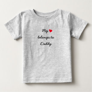 Custom My Heart Belongs To Girls Baseball Raglan Baby T-Shirt