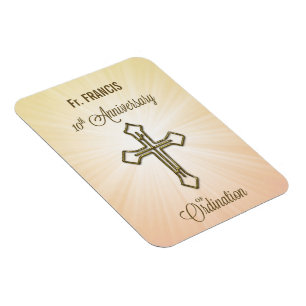 Custom Name, 10th Anniversary of Ordination Magnet