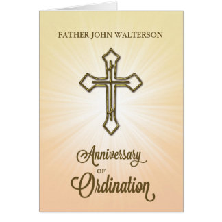 Ordination Anniversary Cards, Photocards, Invitations & More