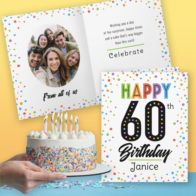 Custom Name 60th Birthday Card (Creator Uploaded)