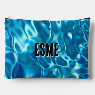 Custom Name Accessory Pouch – Swimming Pool Water 