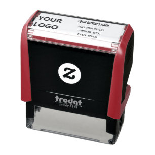 Custom Name Address Personalized Self-inking Stamp