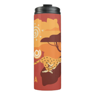 Custom Name Africa Thermal Tumbler