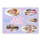 Custom Name Age Photo Collage Birthday Star Purple