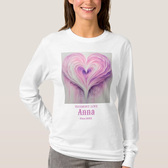 Custom  Name and and Special Date T-Shirt (Front)
