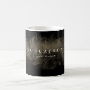 Custom Name and Career Luxurious Gold Cloudy  Coffee Mug