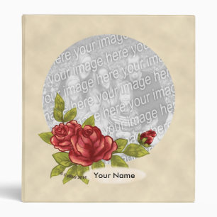 Custom Name and Photo Binder