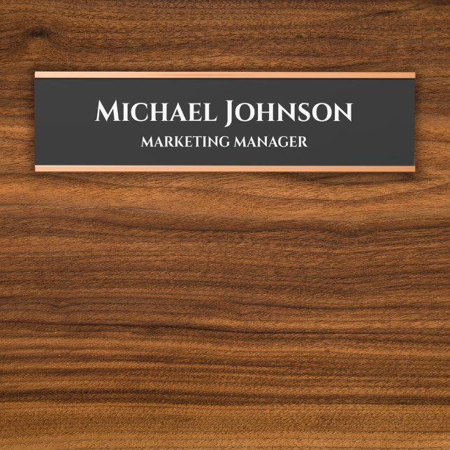 Custom Name and Title Office Door Sign (Custom Name and Title Office Door Sign)
