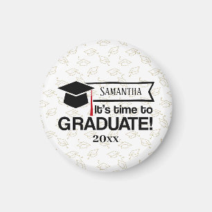 Custom Name and Year Graduation Gift Magnet