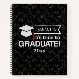 Custom Name and Year Graduation Gift Notebook