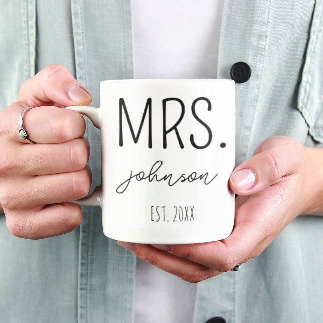 Custom Name and Year Mug – Bridal Shower, Wedding, (Creator Uploaded)